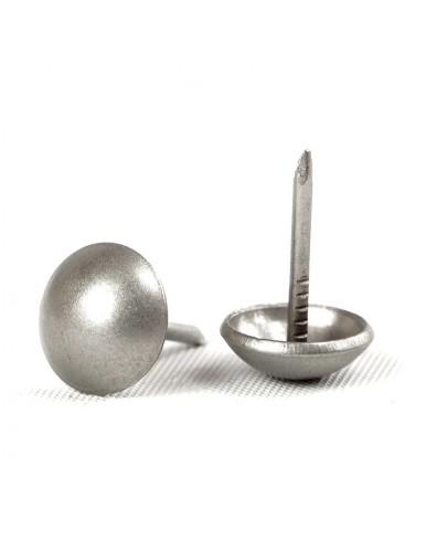 Gwoździe Tapicerskie Pinezki Srebrny Mat Gładka 11,3 mm (op.25 szt.)              