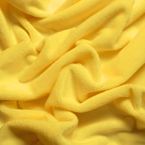 Tkanina Velvet Minky 40 - żółty