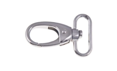 Karabińczyk metalowy, szer. 30mm - 1szt.